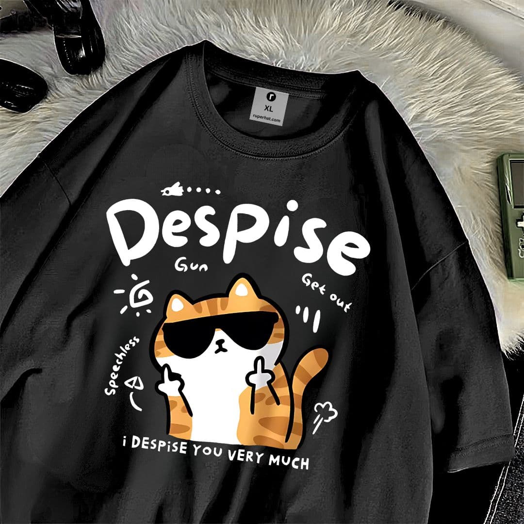 Over size drop shoulder T-shirt for man